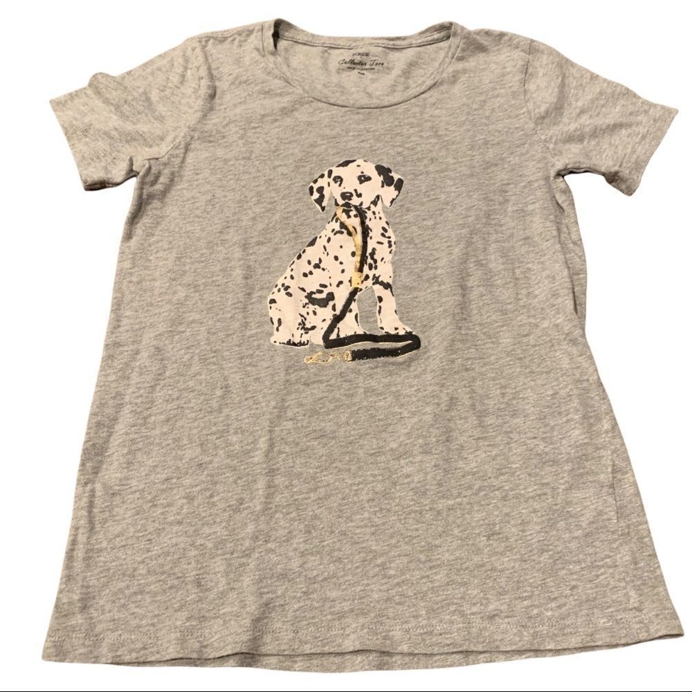 J Crew Collector Tee Dalmatian XXS